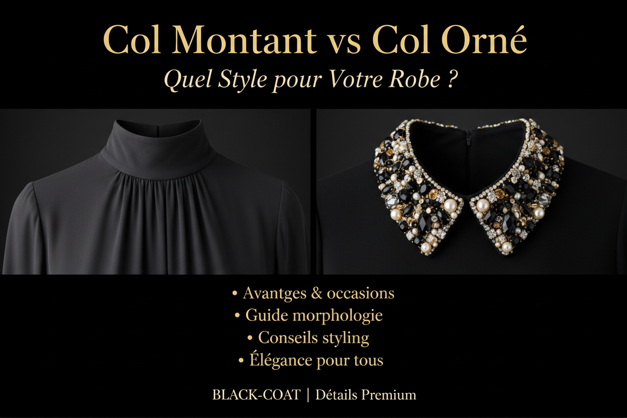 Col Montant vs Col Orné : Quel Style pour Votre Robe ?