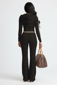 Ensemble Sportswear Côtelé - Confort Urbain | Silhouette-Chic