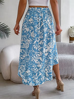Jupe Taille Haute Imprimée - Asymétrie Élégante & Allure Audacieuse | Silhouette-Chic