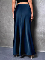 Jupe Maxi Satin Élégante - Fluidité Luxueuse & Glamour | Silhouette-Chic