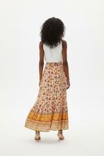 Jupe Longue Bohème Bordure - Esprit Nomade | Silhouette-Chic