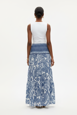 Jupe Longue Bohème Smockée - Liberté Bohème | Silhouette-Chic