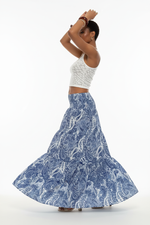 Jupe Longue Bohème Smockée - Liberté Bohème | Silhouette-Chic