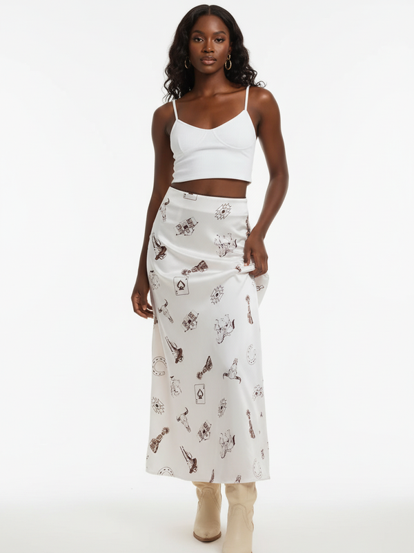 Jupe Longue Western - Esprit Sauvage | Silhouette-Chic