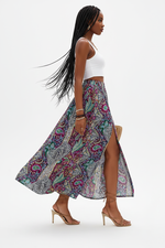 Jupe Longue Bohème Paisley - Esprit Libre | Silhouette-Chic