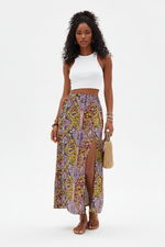 Jupe Longue Bohème Paisley - Esprit Libre | Silhouette-Chic