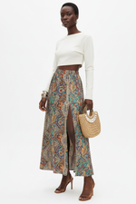 Jupe Longue Bohème Paisley - Esprit Libre | Silhouette-Chic