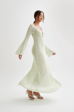 Robe Longue Crochet Ajouré - Bohème Chic | Silhouette-Chic