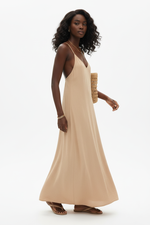 Robe Longue Bretelles - Simplicité Chic | Silhouette-Chic