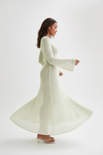Robe Longue Crochet Ajouré - Bohème Chic | Silhouette-Chic