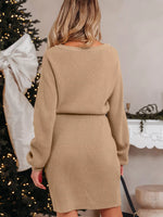 Robe Pull Côtelée Perles Découpe Keyhole - Glamour & Sophistication | Silhouette-Chic