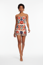 Combinaison Bustier Imprimée – Short Intégré | 7 Coloris Exclusifs