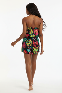 Combinaison Bustier Imprimée – Short Intégré | 7 Coloris Exclusifs