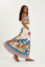Ensemble 2 Pièces Imprimé – Crop Top & Jupe Maxi Bohème | 3 Coloris