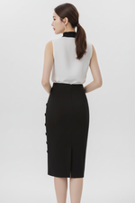 Jupe Crayon Midi Taille Haute — Bureau & Soirée | Silhouette-Chic