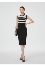 Jupe Crayon Midi Taille Haute — Bureau & Soirée | Silhouette-Chic