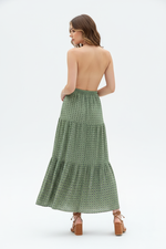 Jupe Maxi Bohème à Imprimé et Volants Étagés - Style Libre & Féminin | Silhouette-Chic