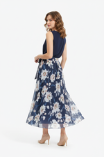 Jupe Maxi Imprimé Floral Ceinture à Nouer - Style Bohème Grande Taille S-3XL