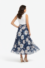 Jupe Maxi Imprimé Floral Ceinture à Nouer - Style Bohème Grande Taille S-3XL