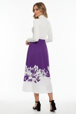 Jupe Midi Ligne A Imprimé Floral - Style Féminin Élégant S-2XL