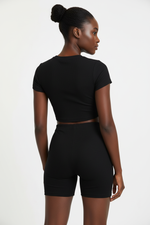 Ensemble Deux Pièces Crop Top et Short - Style Casual Chic | Silhouette-Chic