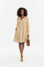 La Robe des Belles Journées — Chemise Florale Champêtre Manches Longues | Silhouette-Chic