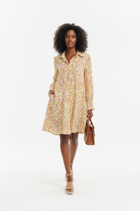 La Robe des Belles Journées — Chemise Florale Champêtre Manches Longues | Silhouette-Chic