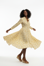 La Robe des Belles Journées — Chemise Florale Champêtre Manches Longues | Silhouette-Chic