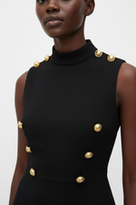 Robe Mini Col Montant - Puissance Féminine | Silhouette-Chic