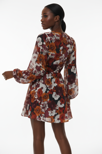 La Robe qui Raconte une Histoire — Florale Bohème Manches Bouffantes