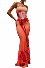 Robe Maxi Ajustée Tube avec Fente - Élégance Minimaliste Moderne | Silhouette-Chic