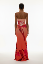 Robe Maxi Ajustée Tube avec Fente - Élégance Minimaliste Moderne | Silhouette-Chic