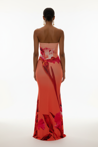 Robe Maxi Ajustée Tube avec Fente - Élégance Minimaliste Moderne | Silhouette-Chic