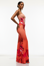 Robe Maxi Ajustée Tube avec Fente - Élégance Minimaliste Moderne | Silhouette-Chic
