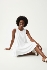 Robe Mini Fluide Sans Manches - La Légèreté Élégante | Silhouette-Chic