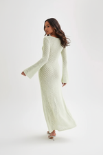 Robe Longue Crochet Ajouré - Bohème Chic | Silhouette-Chic