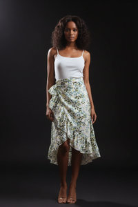 Jupe Midi À Volants Imprimée - Style Bohème Féminin | Silhouette-Chic