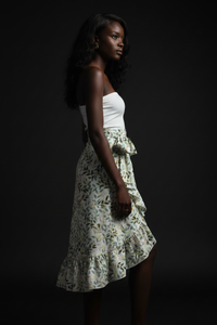 Jupe Midi À Volants Imprimée - Style Bohème Féminin | Silhouette-Chic